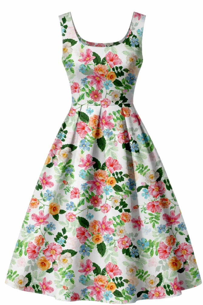 PRE-ORDER - Ophelia Ivory Vintage Garden Dress - Expected dispatch 28th of May