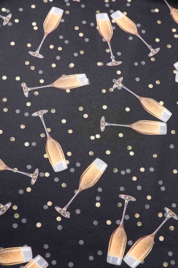 PREORDER - Amanda Black Champagne Dress - Expected dispatch date 2nd of December