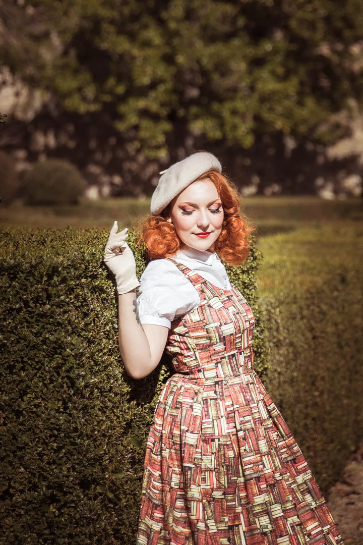 PREORDER - Amanda Book Print Dress - Expected dispatch 6th of August