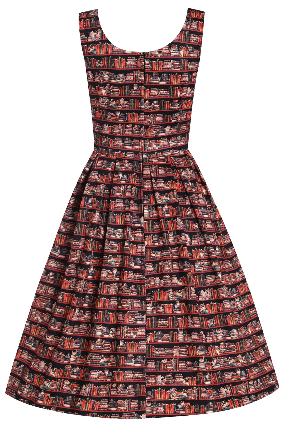 PREORDER - Amanda Library and Cat Dress - Estimated dispatch 28th of November