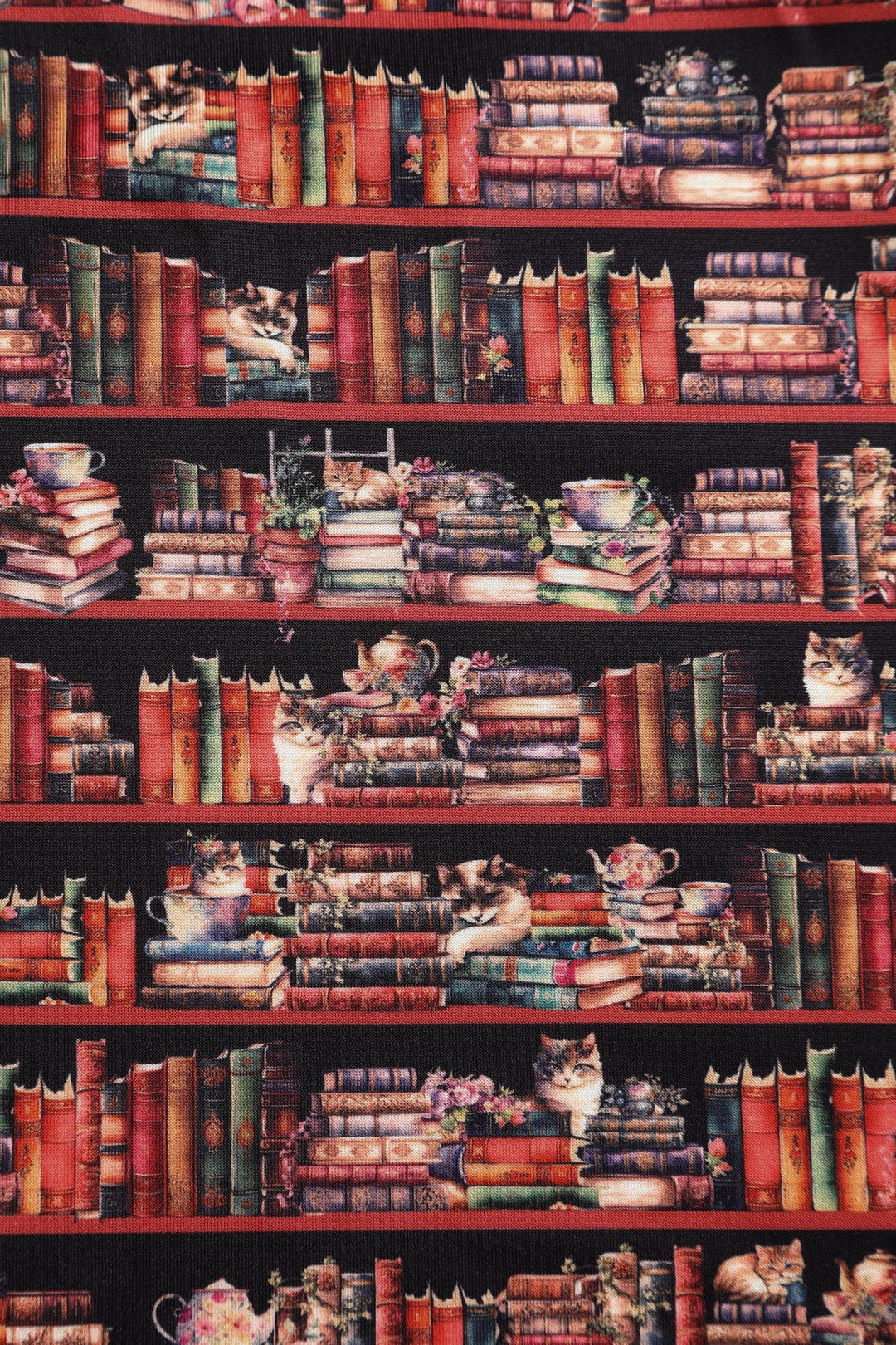 PREORDER - Amanda Library and Cat Dress - Estimated dispatch 28th of November