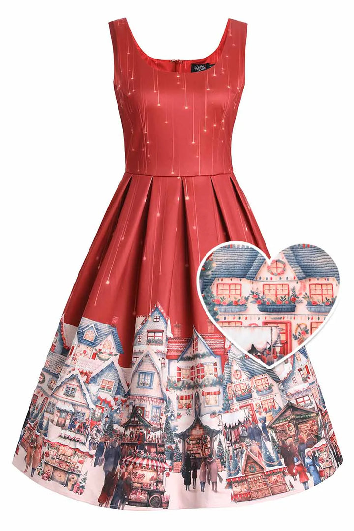 PREORDER - Amanda Christmas Market Dress - Estimated dispatch 5th of November
