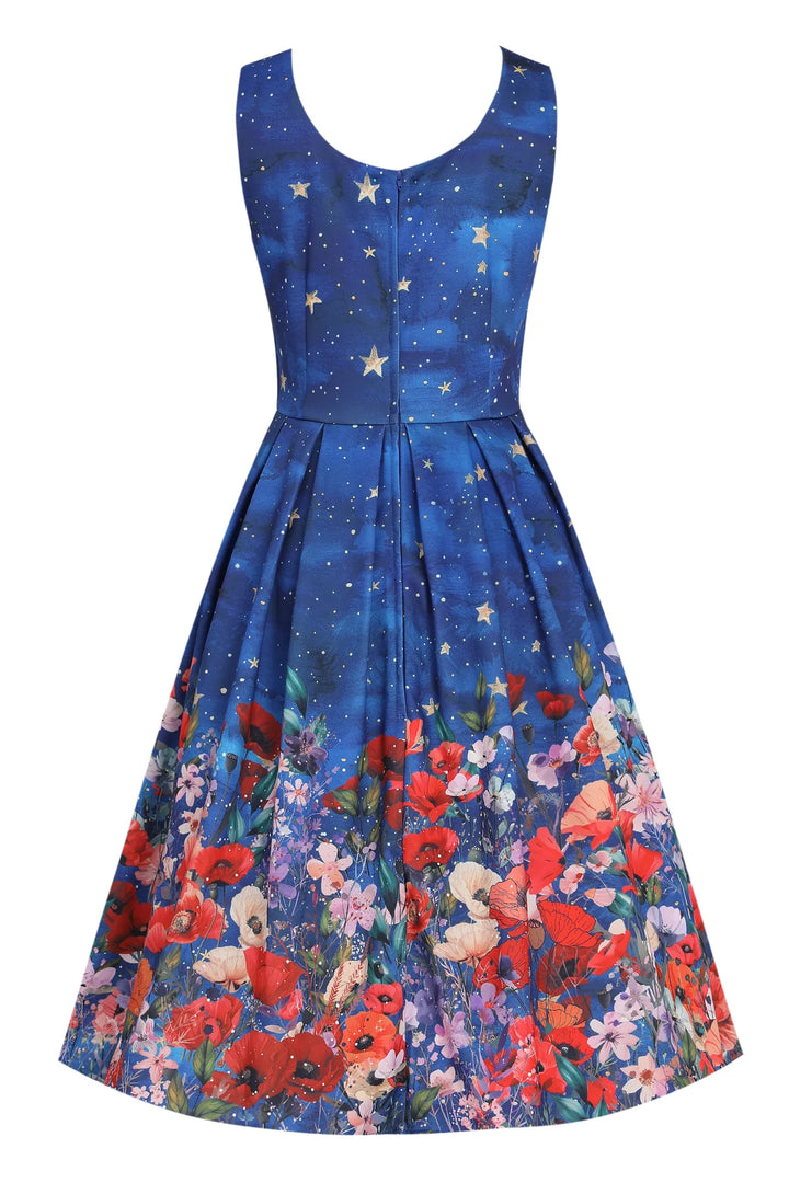 Amanda Midnight Garden Swing Dress - Preorder for dispatch 2nd September