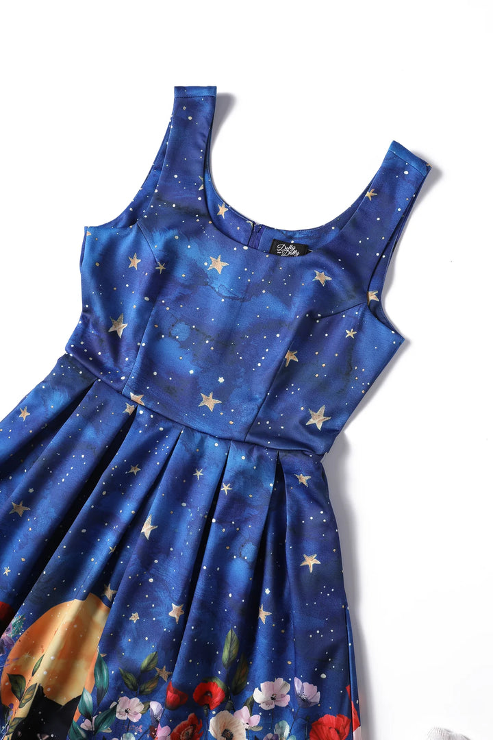 Amanda Midnight Garden Swing Dress - Preorder for dispatch 2nd September