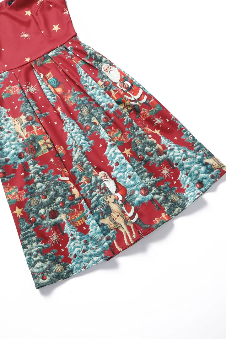 PREORDER - Amanda Crimson Red Christmas Santa Dress - Estimated dispatch 30th of October