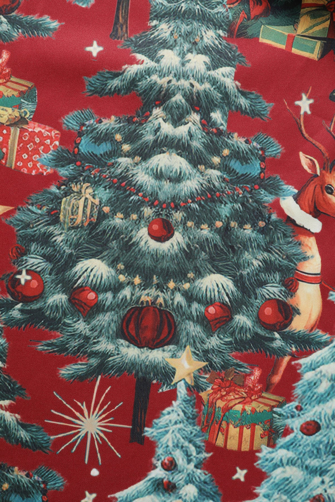 PREORDER - Amanda Crimson Red Christmas Santa Dress - Estimated dispatch 30th of October
