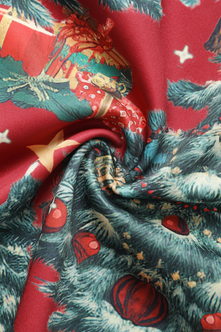 PREORDER - Amanda Crimson Red Christmas Santa Dress - Estimated dispatch 30th of October