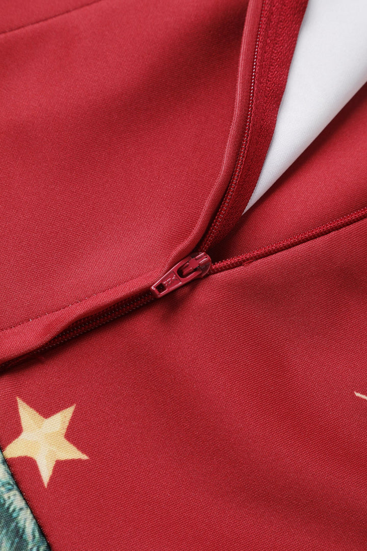 PREORDER - Amanda Crimson Red Christmas Santa Dress - Estimated dispatch 30th of October