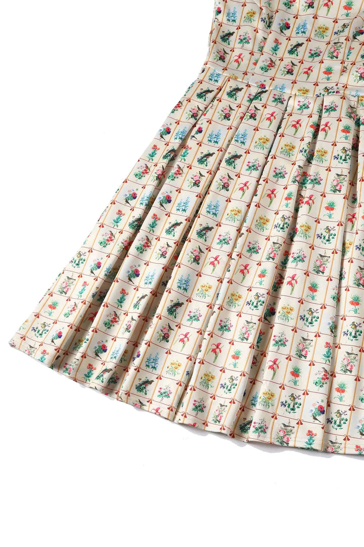 PREORDER - Amanda Floral Frame Dress - Estimated dispatch 21st of October
