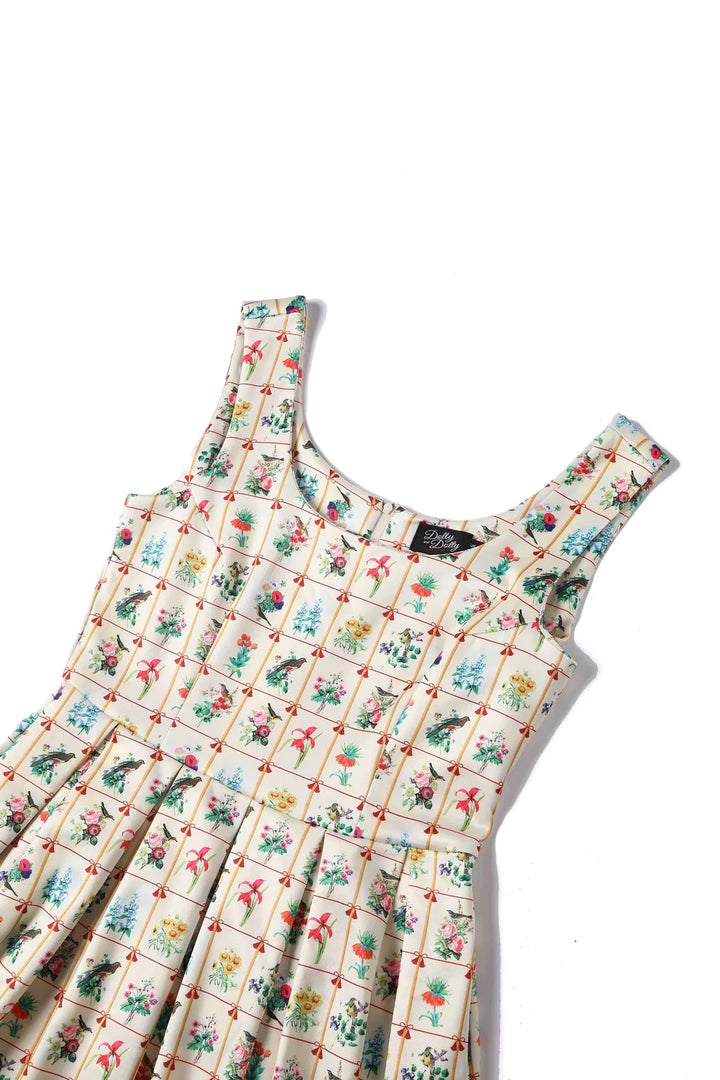 PREORDER - Amanda Floral Frame Dress - Estimated dispatch 21st of October