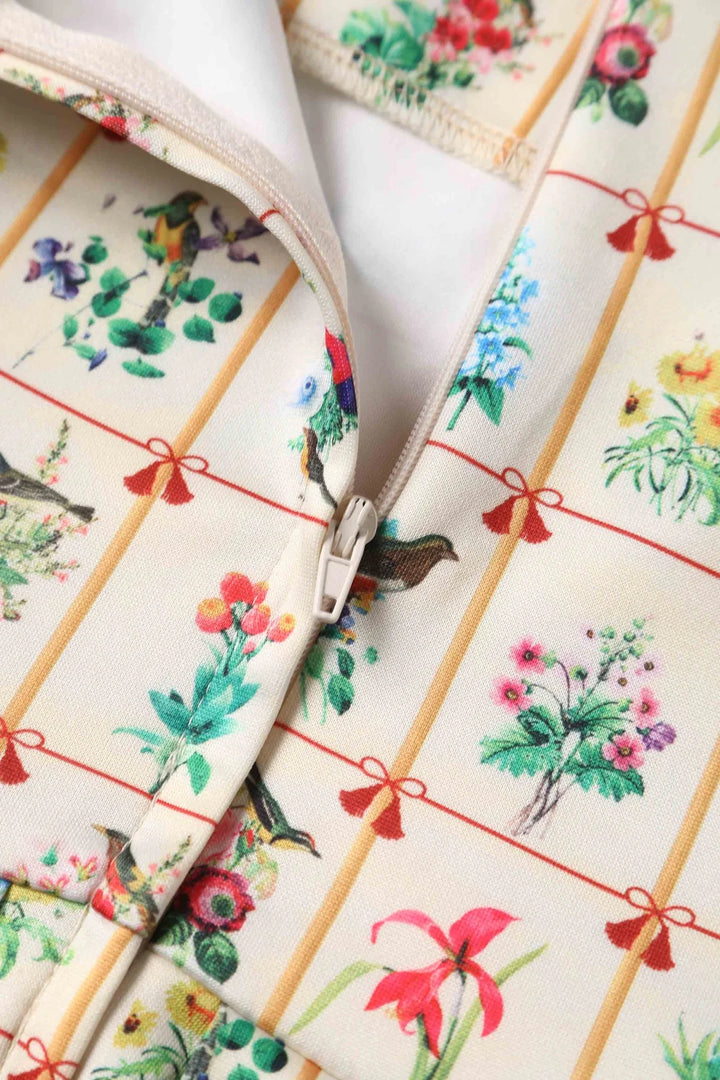 PREORDER - Amanda Floral Frame Dress - Estimated dispatch 21st of October