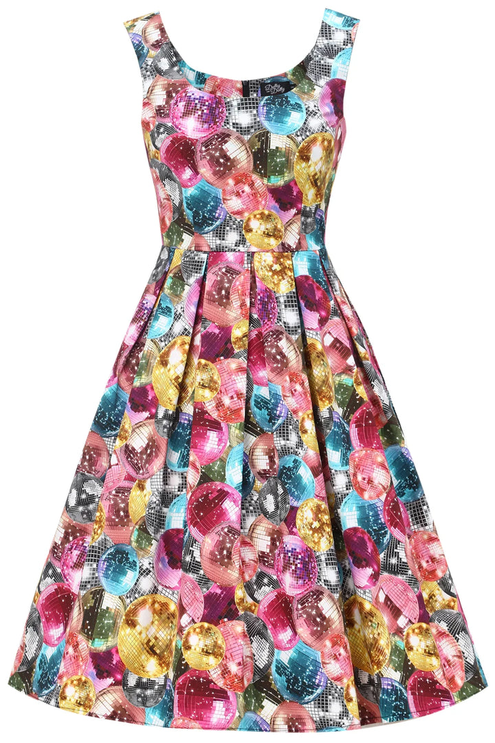 PREORDER - Amanda Retro Disco Ball Dress - Expected dispatch date 8th of December