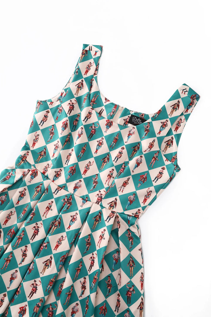 PREORDER - Amanda Vintage Circus Dress - Estimated dispatch 28th of November