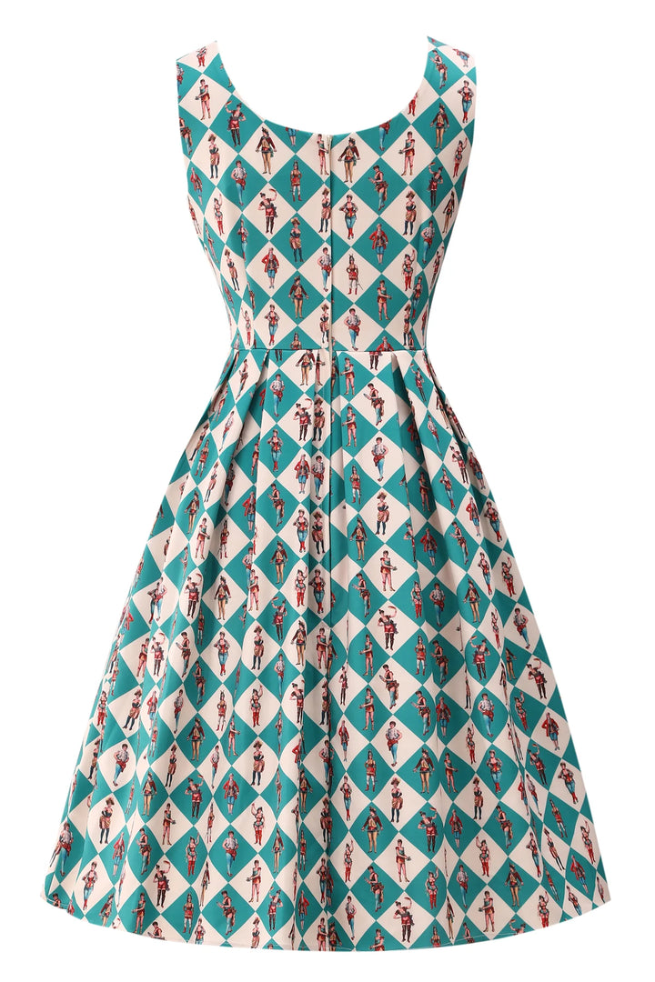 PREORDER - Amanda Vintage Circus Dress - Estimated dispatch 28th of November