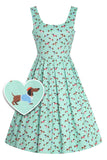 Amanda Sausage Dog Swing Dress