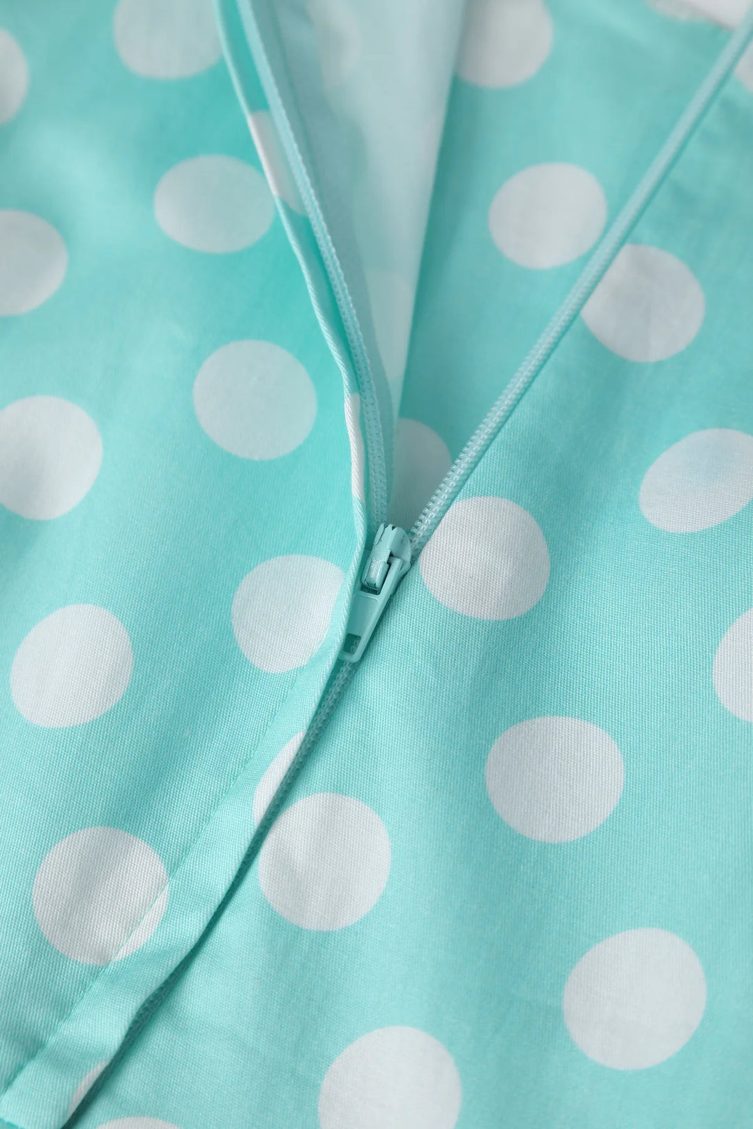 PRE-ORDER - Amanda Mint Polka Dot Swing Dress - Expected dispatch 28th of May