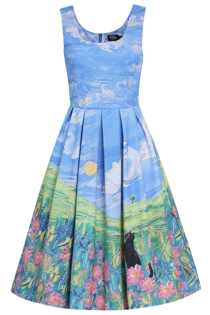Amanda Cat Adventure Swing Dress - Preorder for dispatch 2nd September