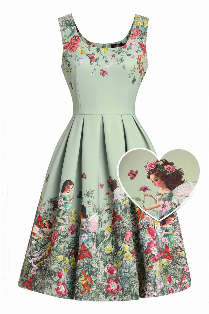 PREORDER - Amanda Green Fairy Forest Dress - Estimated dispatch on the 6th of August