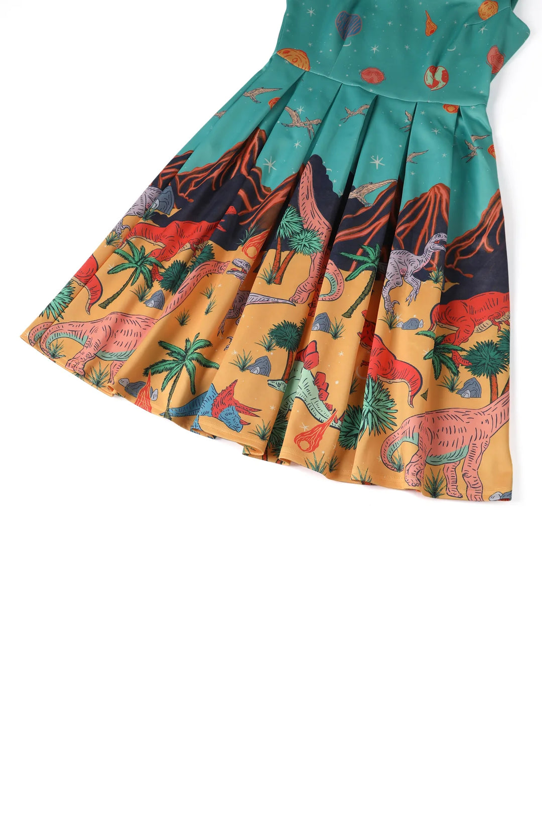Amanda Dinosaur World Swing Dress - Preorder for dispatch 2nd September