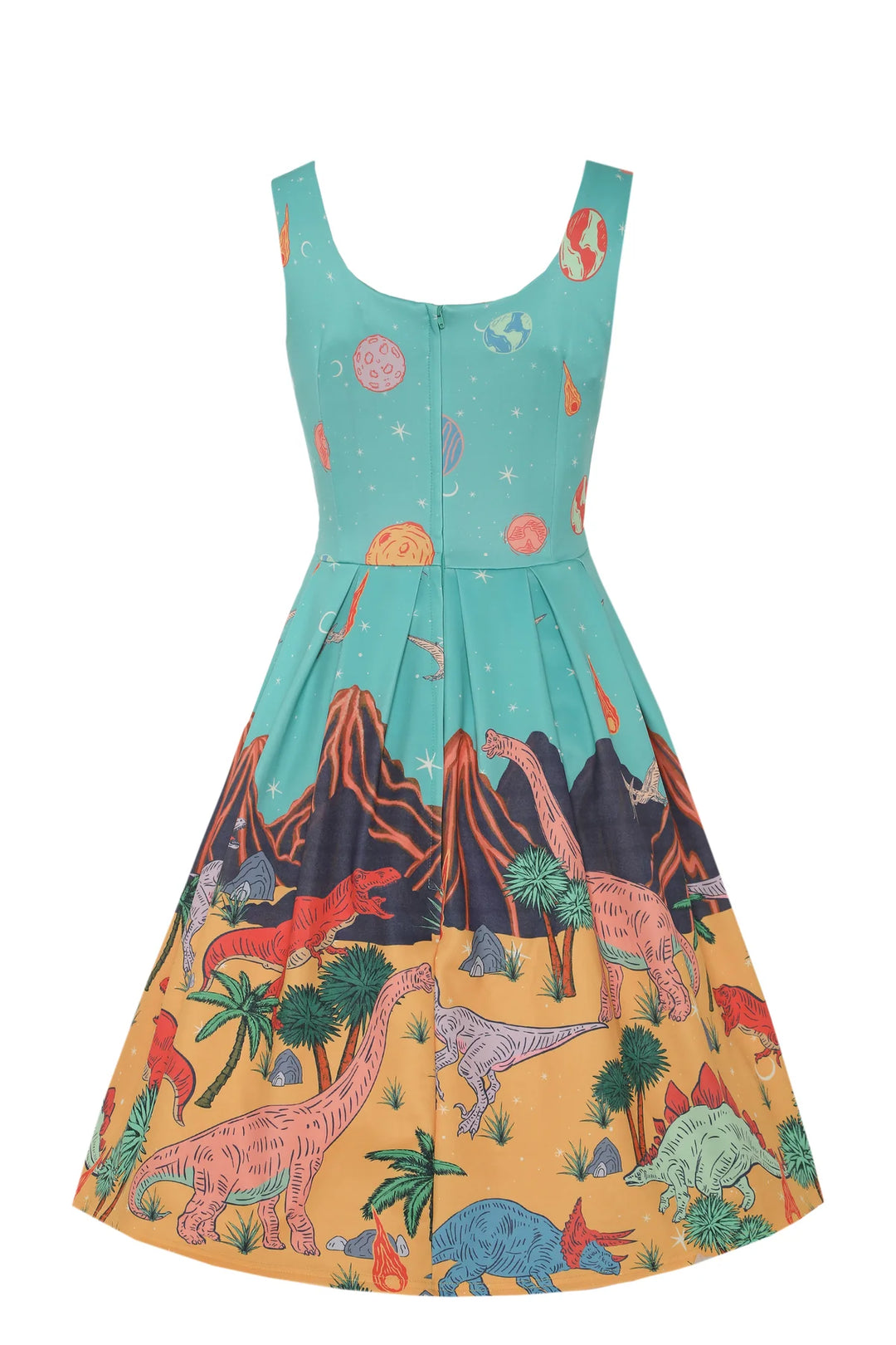 Amanda Dinosaur World Swing Dress - Preorder for dispatch 2nd September