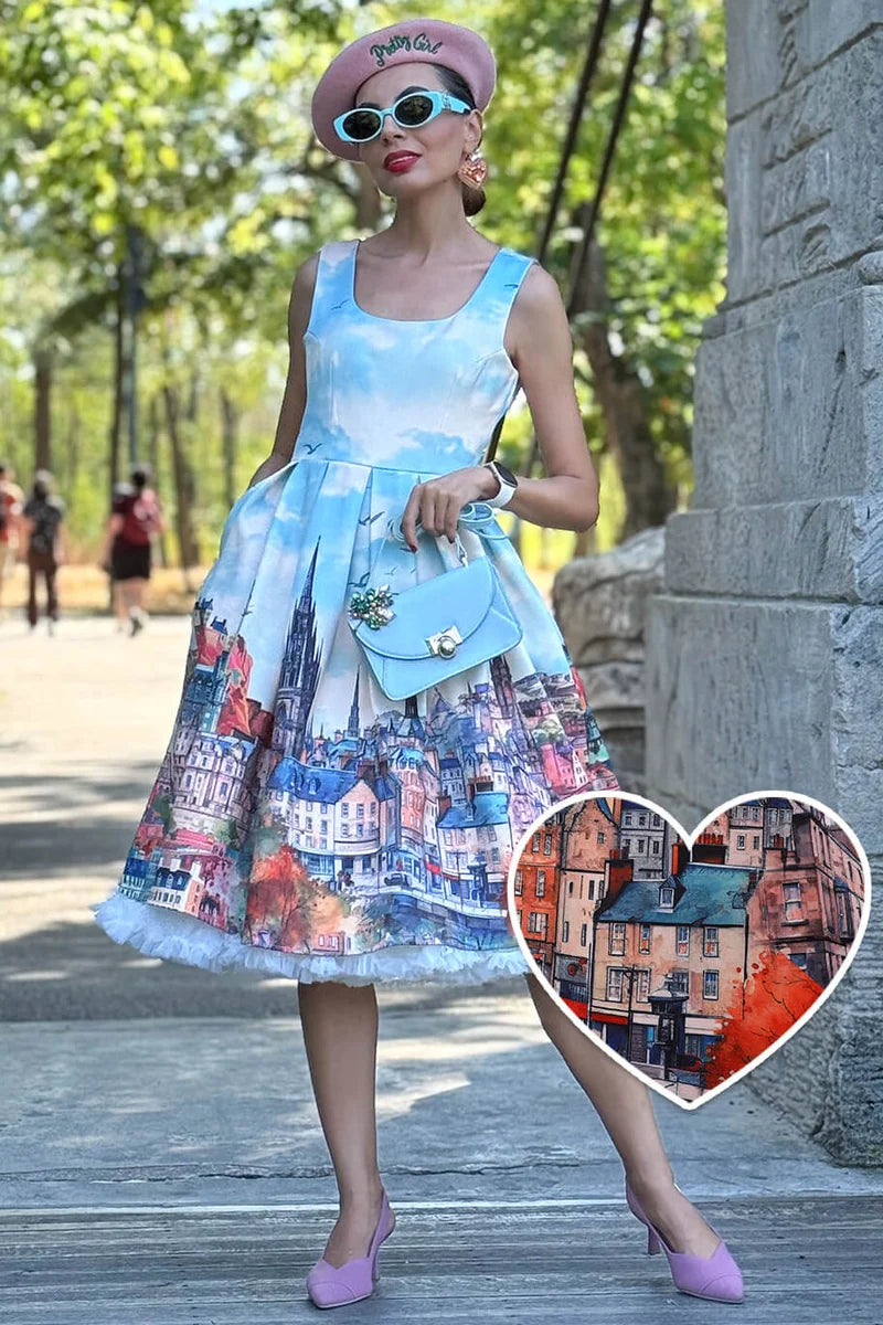 PREORDER - Amanda Edinburgh City Dress - Expected dispatch 1st September