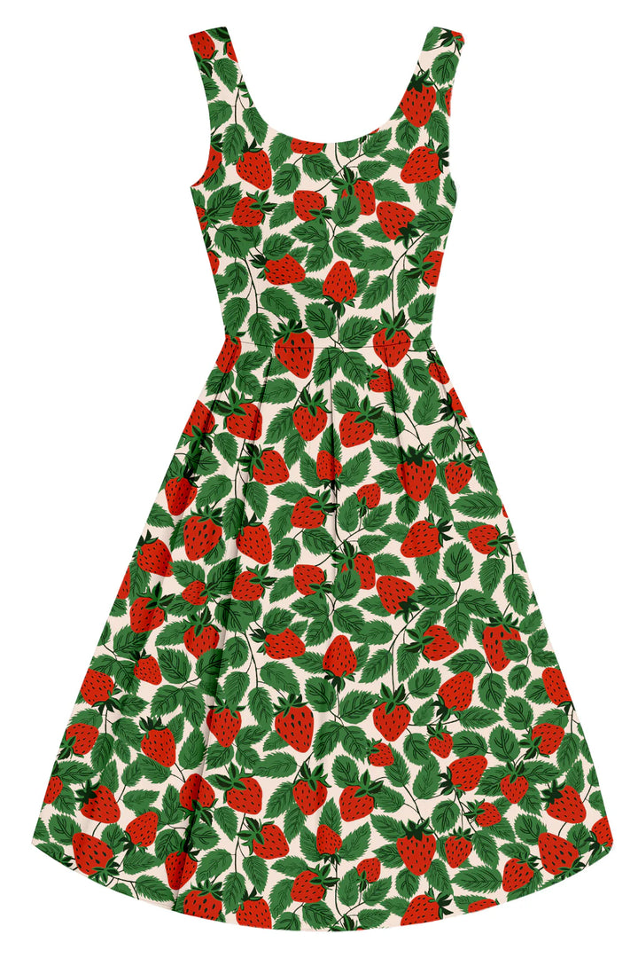 PREORDER - Amanda Strawberry Farm Dress - Estimated dispatch 28th of November