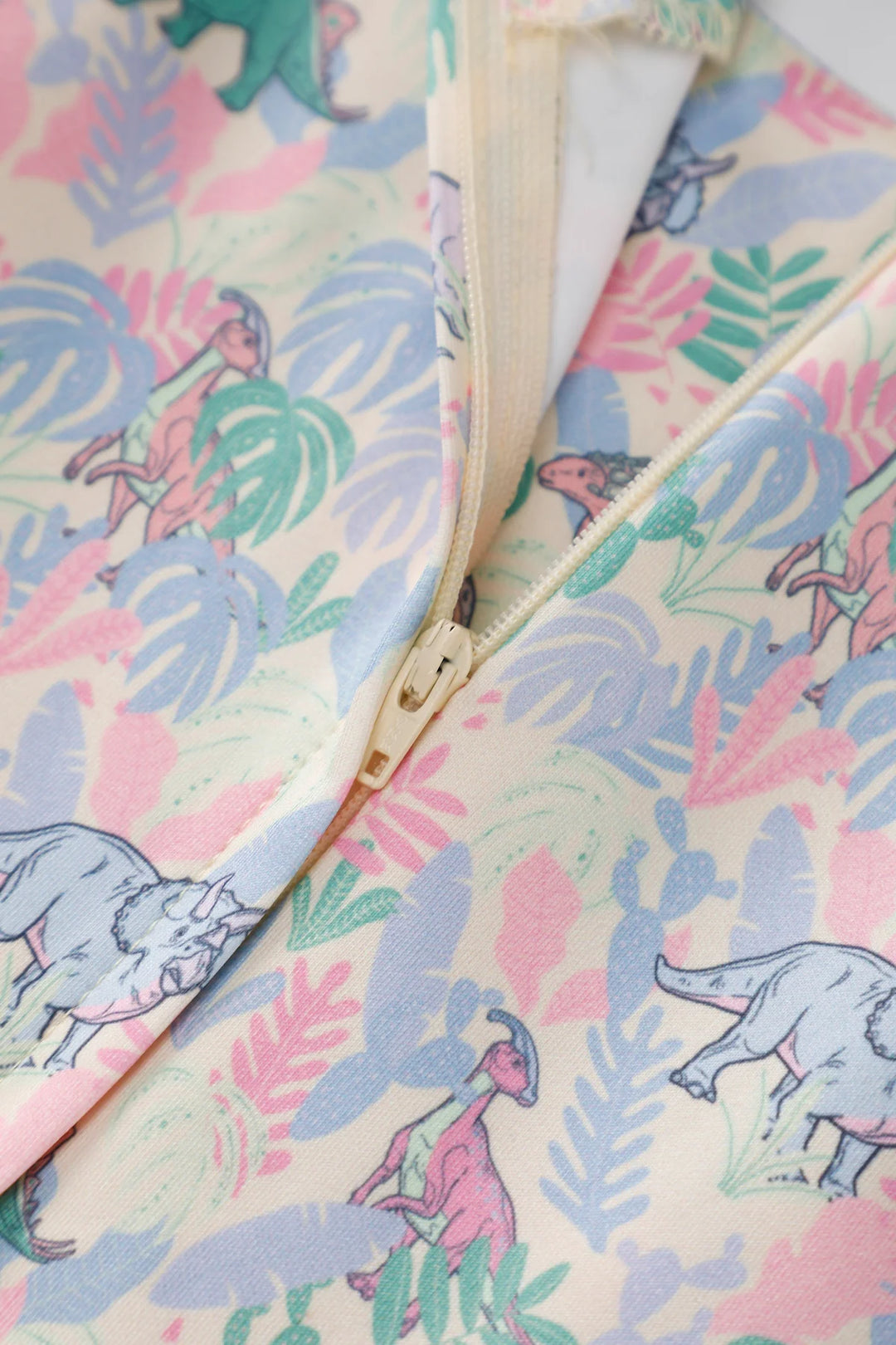 PREORDER - Amanda Pastel Dinosaur Dress - Estimated dispatch 9th of October