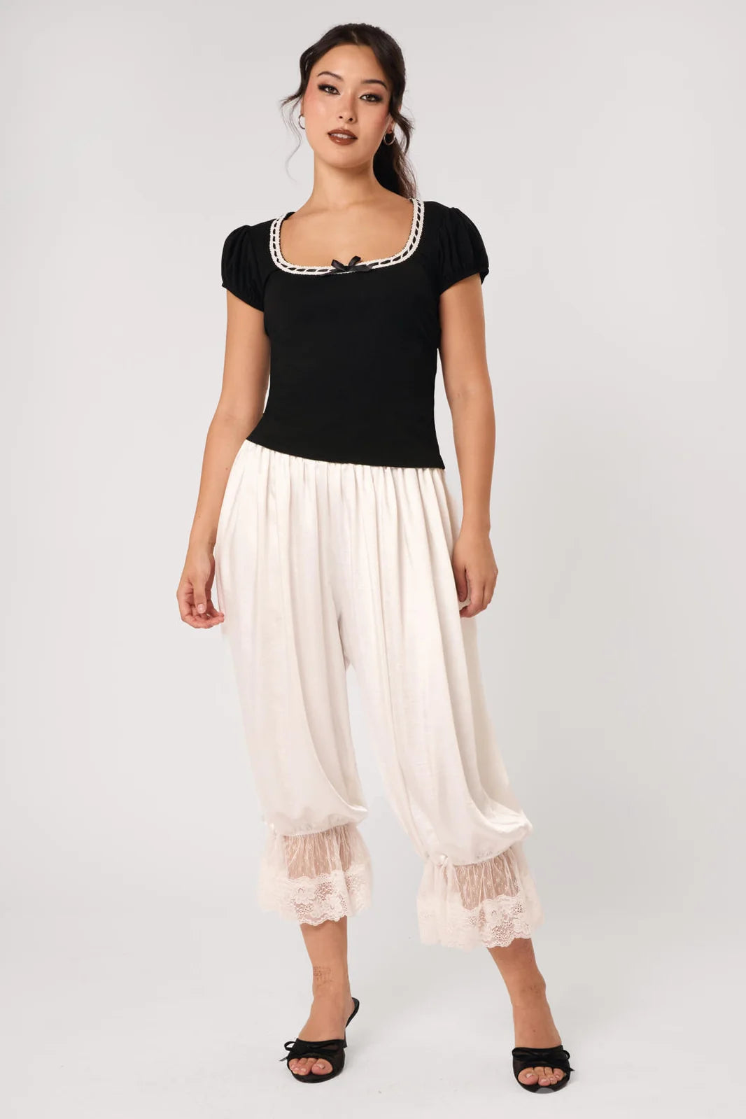 PREORDER - Victorian Bloomers in Ivory - Estimated dispatch date 9th of October