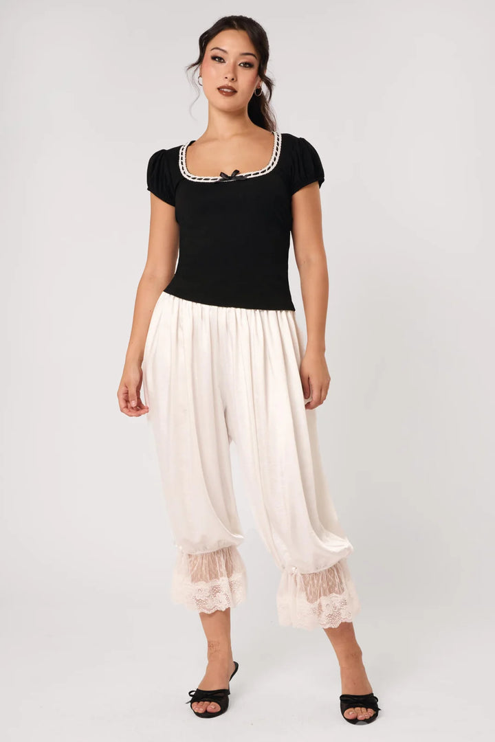 PREORDER - Victorian Bloomers in Ivory - Estimated dispatch date 9th of October