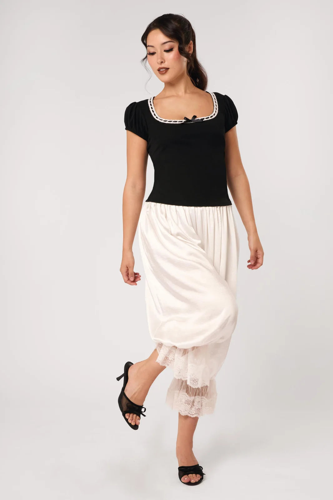 PREORDER - Victorian Bloomers in Ivory - Estimated dispatch date 9th of October