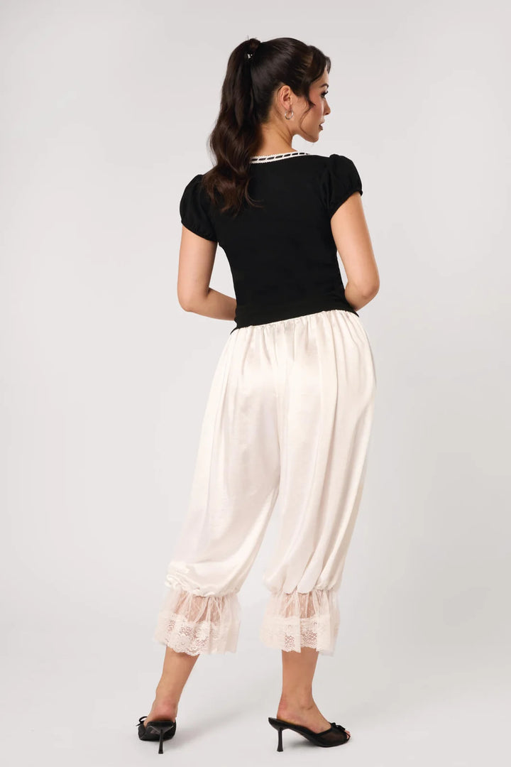 PREORDER - Victorian Bloomers in Ivory - Estimated dispatch date 9th of October