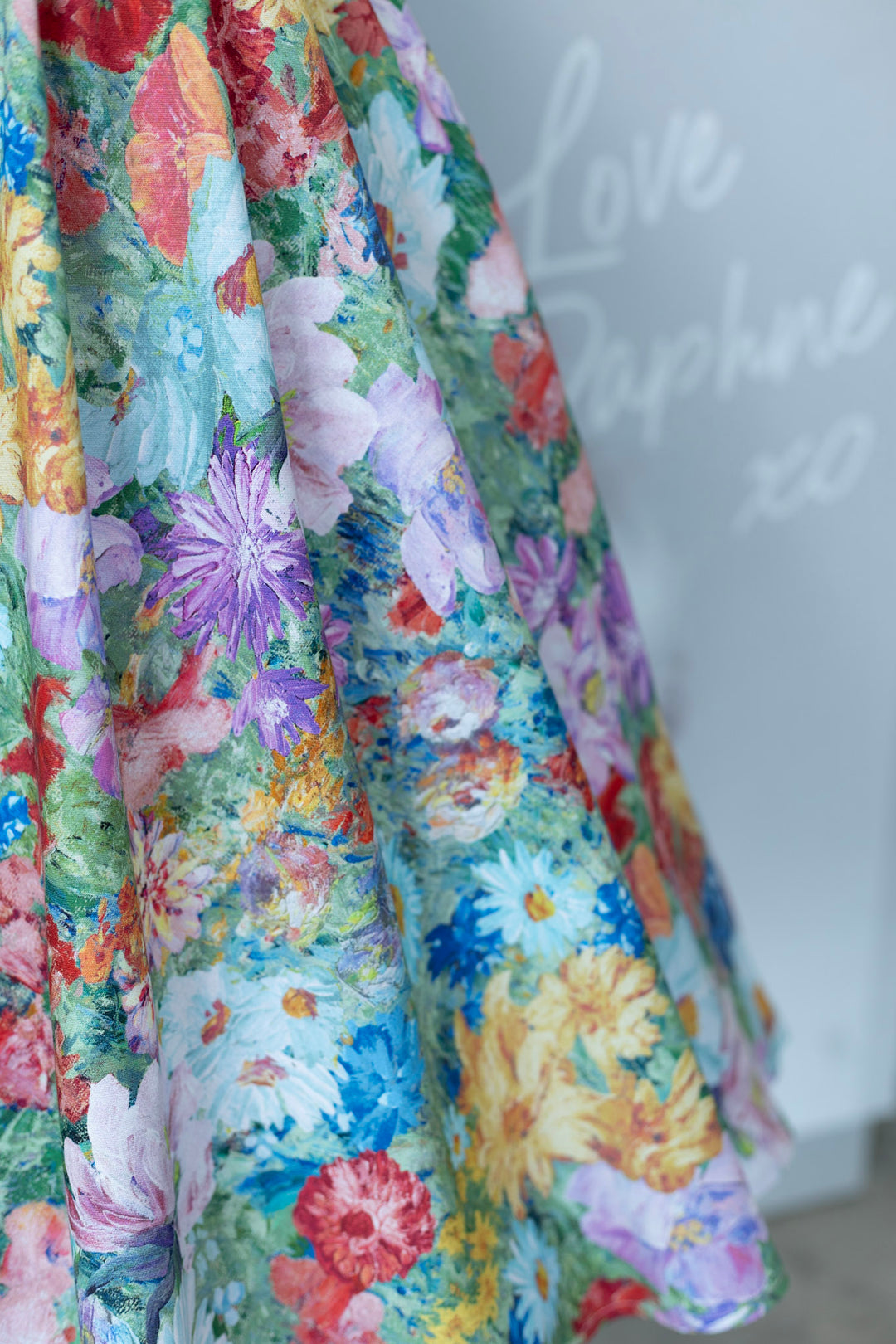 PREORDER - Floral Watercolour Vintage Dress - Expected dispatch 24th June