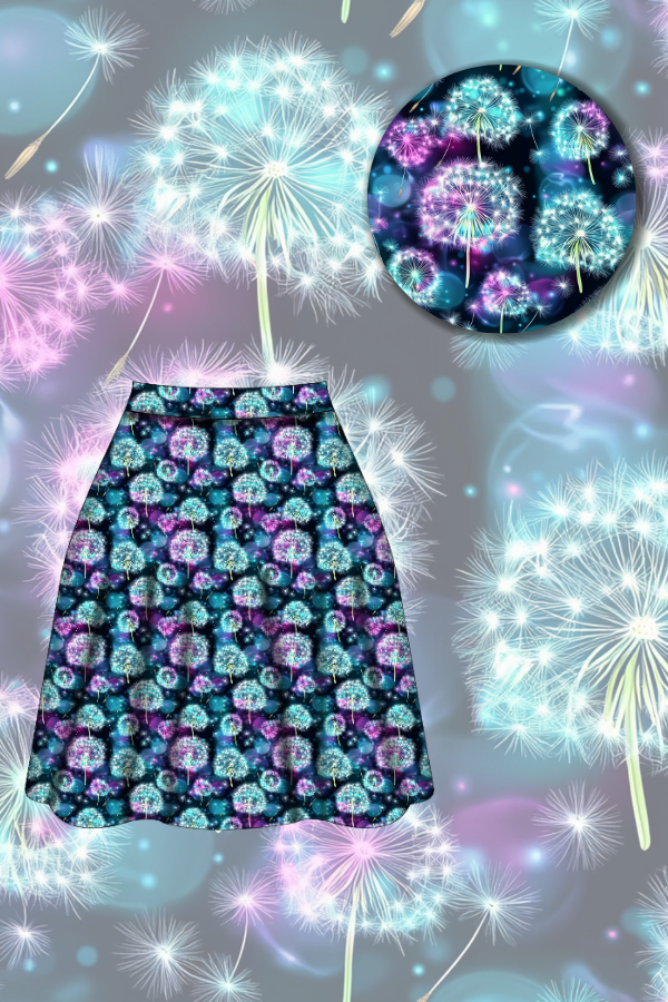 Nellie Skater Skirt - Windborne Wishes - Preorder for dispatch 21st August