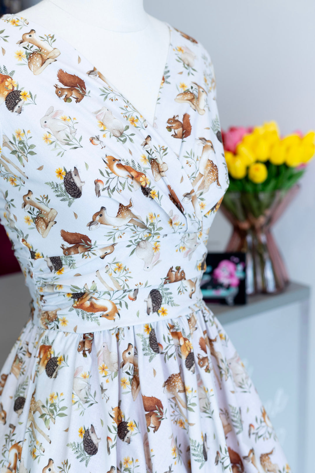 Woodland Animals Greta Dress