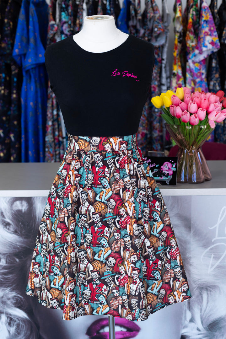Retro Zombie A-Skirt