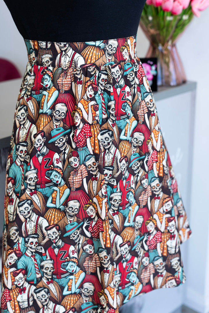 Retro Zombie A-Skirt
