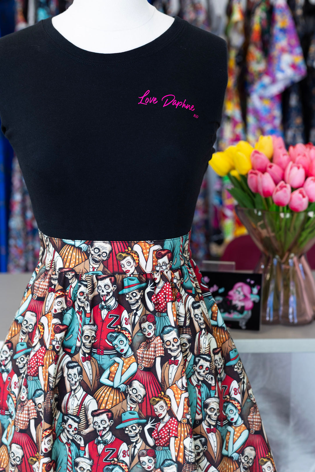 Retro Zombie A-Skirt