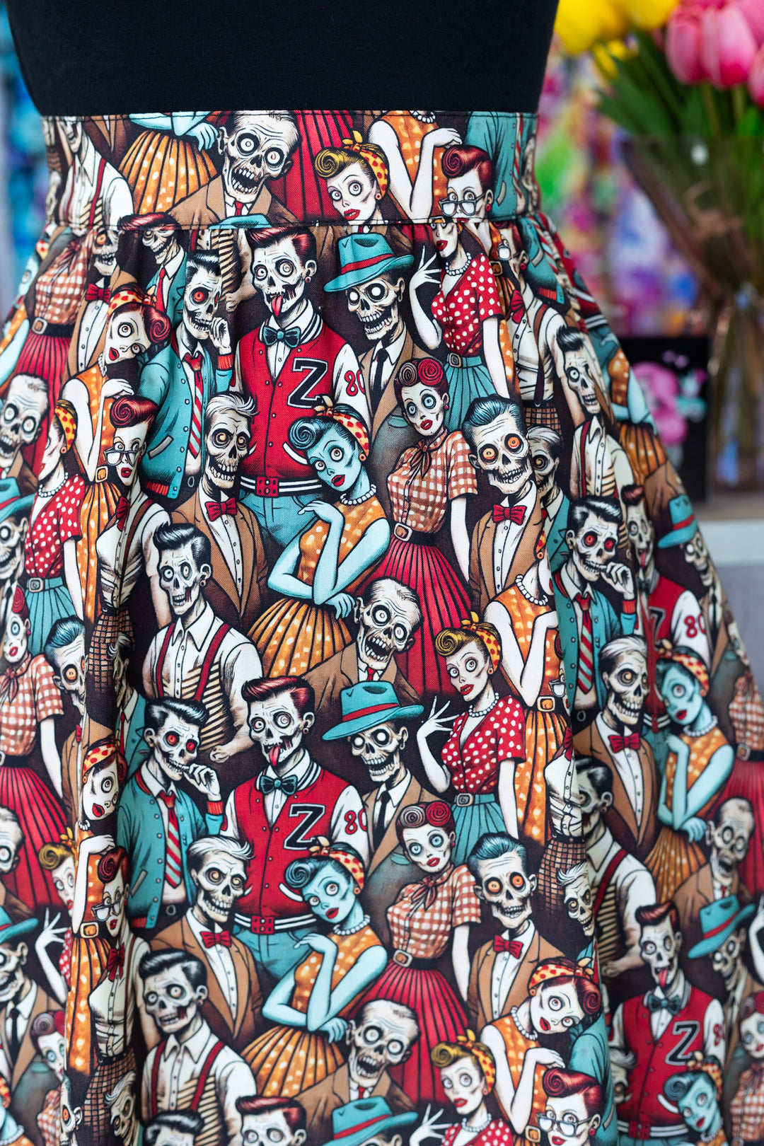 Retro Zombie A-Skirt