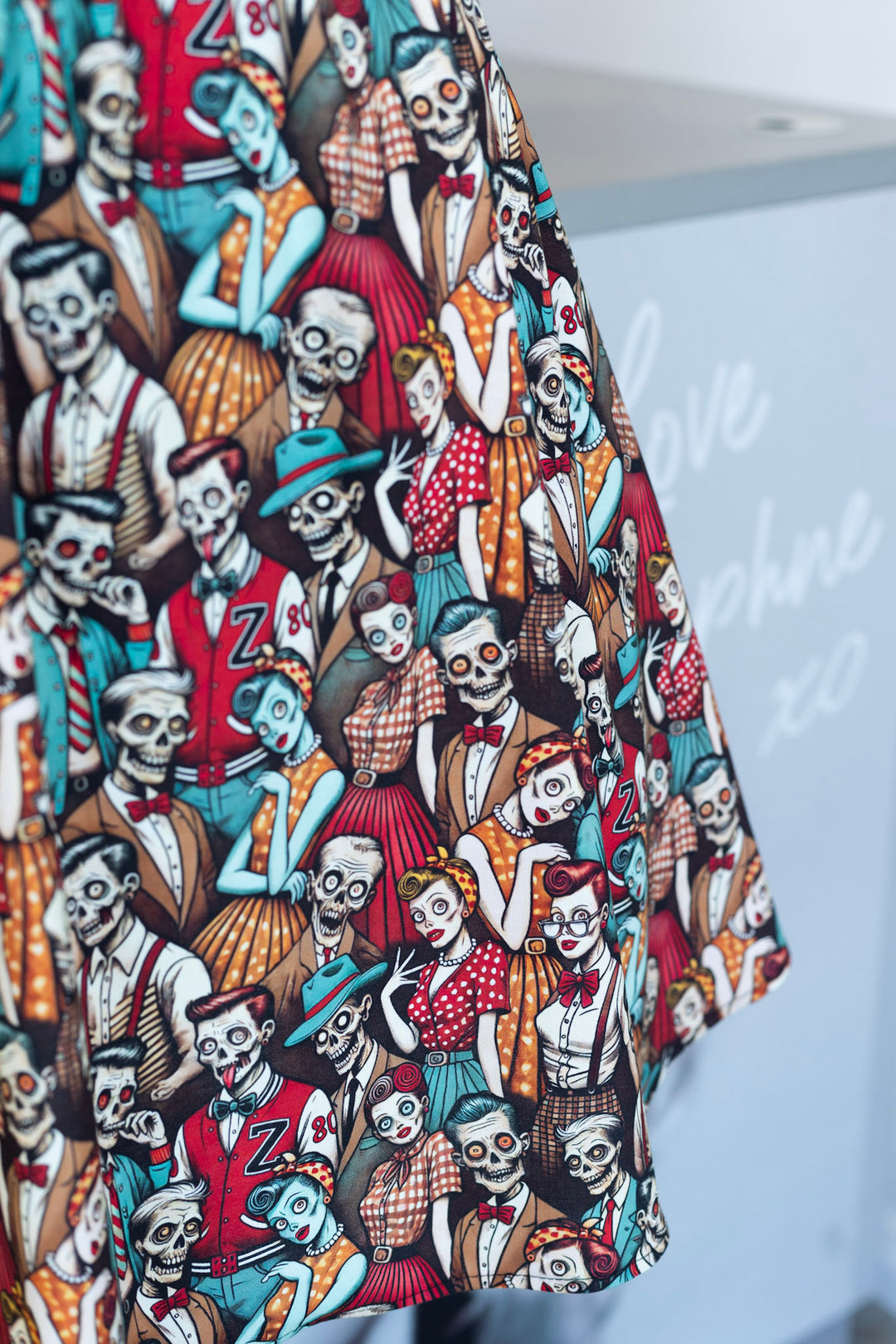Retro Zombie A-Skirt