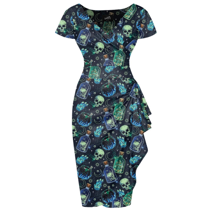 Elsie Dress - Bubble Bubble Toil and Trouble - Preorder for dispatch 30th September