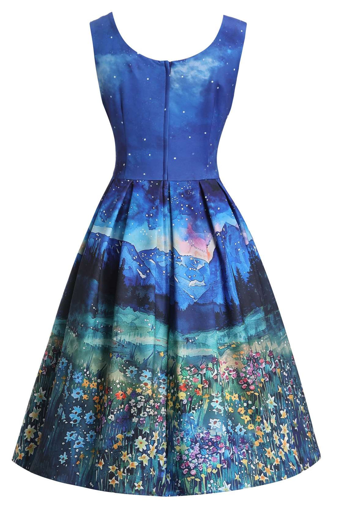 PREORDER - Amanda Black Cat Starry Night Dress - Estimated dispatch date 1st September