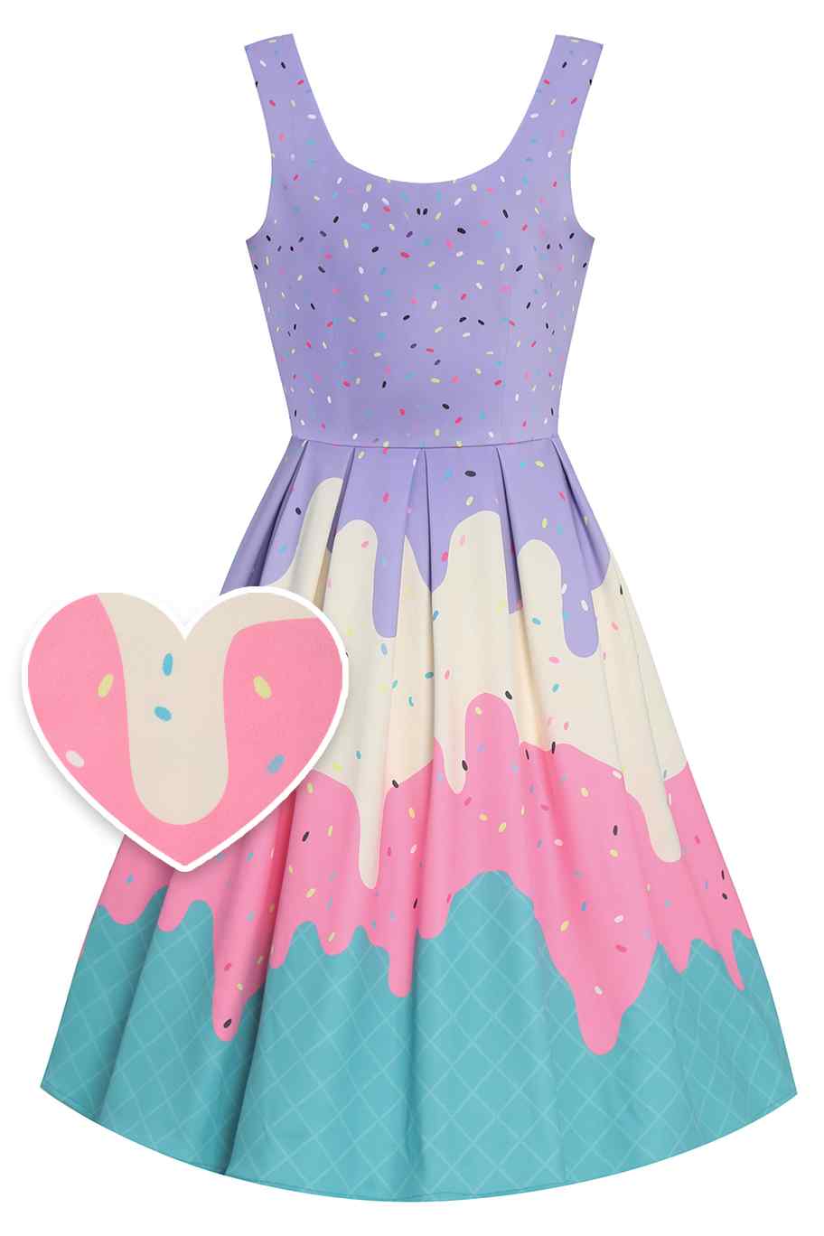 PREORDER - Amanda Ice Cream Dress - Estimated dispatch 28th of November