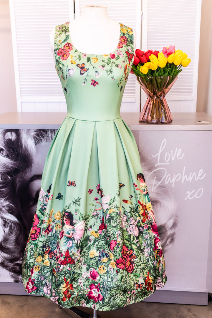 PREORDER - Amanda Green Fairy Forest Dress - Expected dispatch date 3rd of June