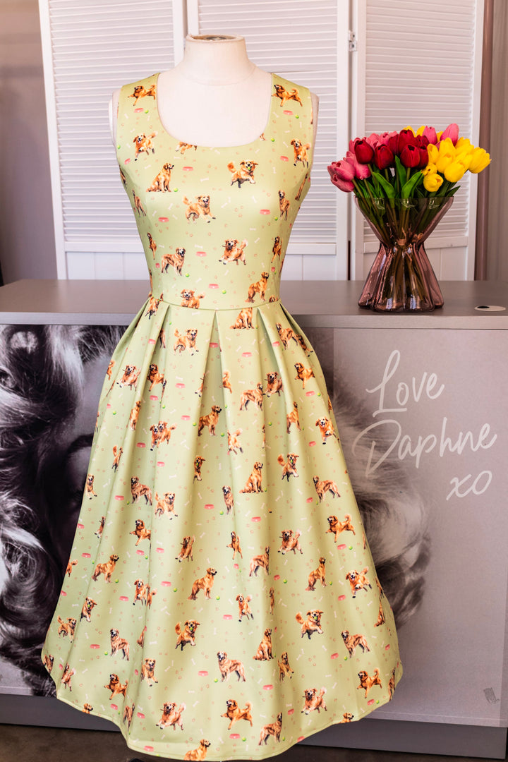 PREORDER - Amanda Golden Retriever Dress - Estimated dispatch 3rd of June