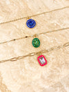 Jewel Charm Trio Necklace