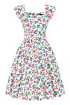 Summer Berries Swing Dress