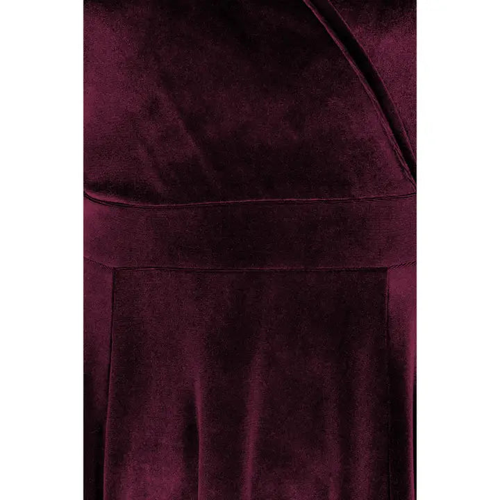 Lyra Maxi Dress - Wine Velvet - Preorder for dispatch 4th of November