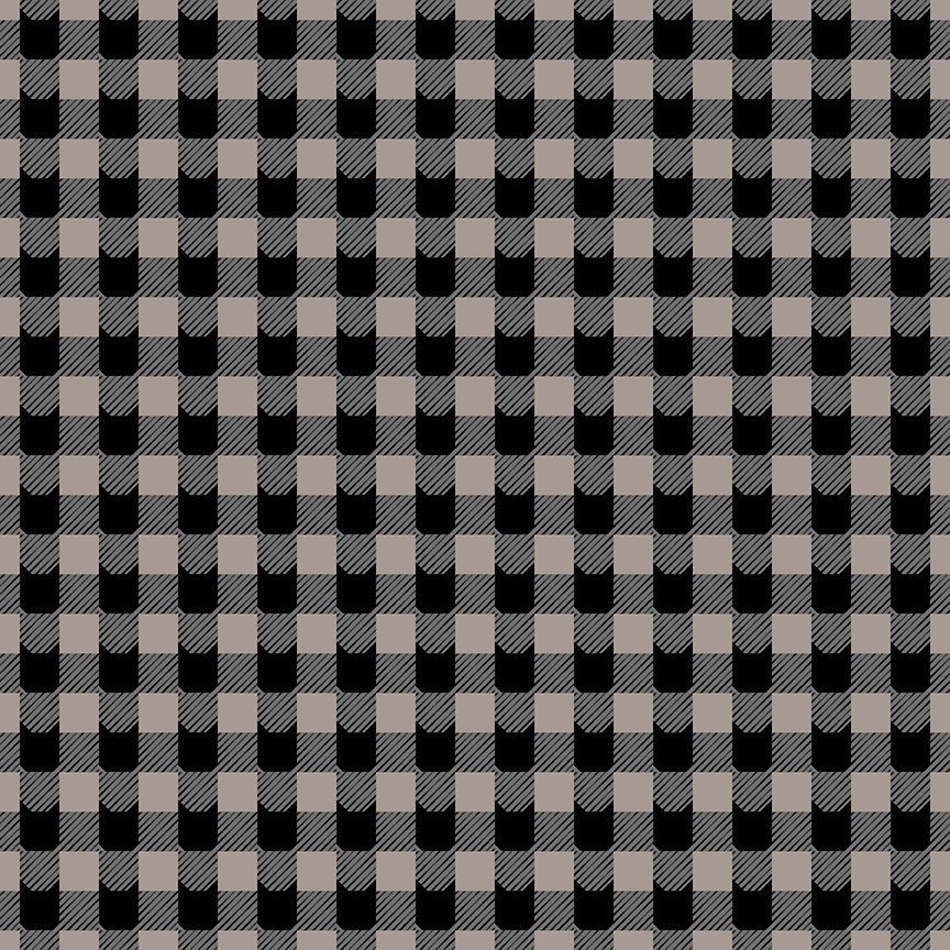 PREORDER - Checkered Cats Vintage Dress- Estimated dispatch 12th of November
