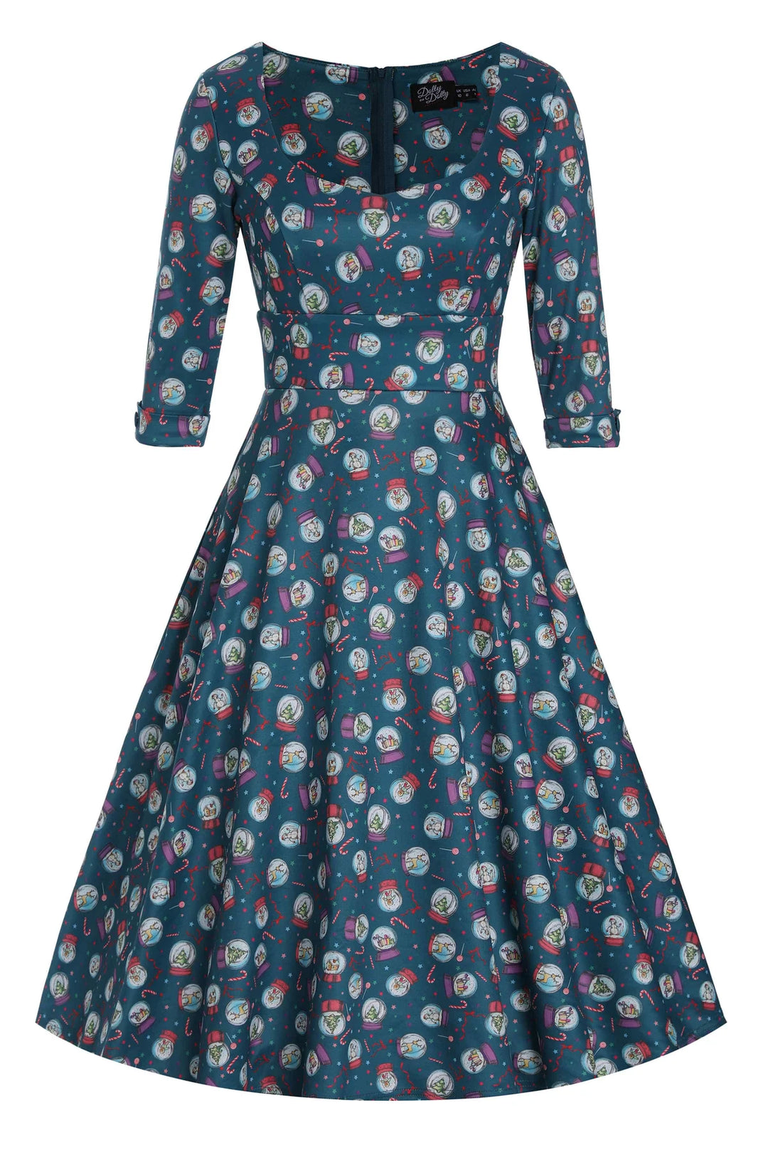PREORDER - Scarlette Snow Globe Swing Dress - Estimated dispatch 28th of October