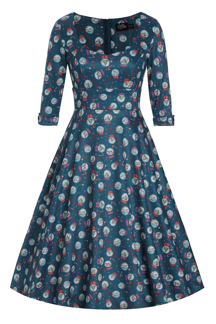 PREORDER - Scarlette Snow Globe Swing Dress - Estimated dispatch 28th of October